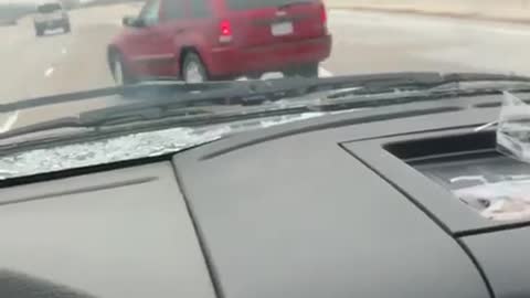 Car Spins on Black Ice
