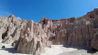 We stayed at Cathedral Gorge State Park in Nevada