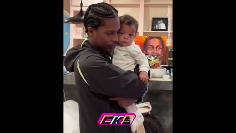 ideo: A$AP Rocky lovingly celebrates son Riot Rose's first birthday