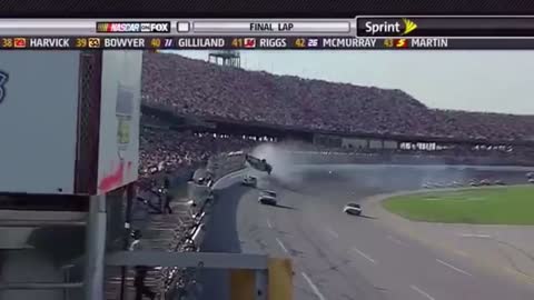 NASCAR drivers racing for toilet paper