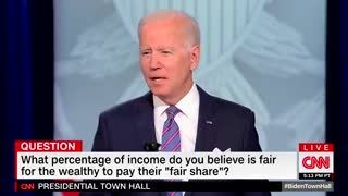 Biden's Brain BREAKS - Starts Whispering Again in Middle of Town Hall