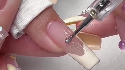 Milk manicure