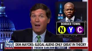 Tucker Carlson examines how Democrat politicians are all for illegal aliens, until they actually show up in their cities