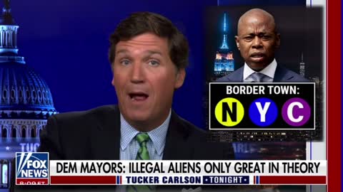 Tucker Carlson examines how Democrat politicians are all for illegal aliens, until they actually show up in their cities