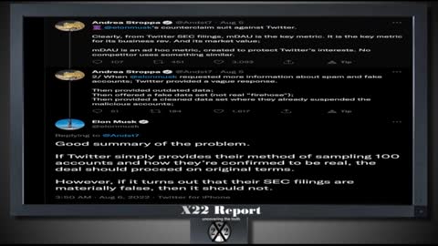 X22 Report vom 8.8.2022 - Operation [DS] Sting ist aktiv
