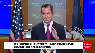 'Why Wait?': Matthew Miller Asked Why He Won't Condemn Photos Of IDF Stripping Detained Men In Gaza
