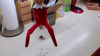 Billy uses a wine 🍷 glass