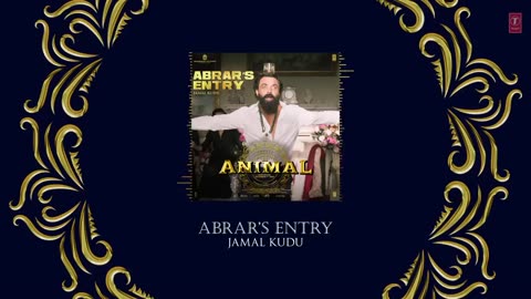 Animal Movie Arbar entry - Jamal kudu song | Bobby Deol | Sandeep Reddy Vanga|