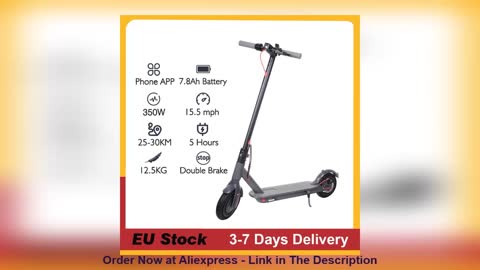 ☀️ EU Stock Electric Scooter 25km/h Adult E Scooter 8.5Inch 350W 7.8Ah Foldable Electric Skateboards