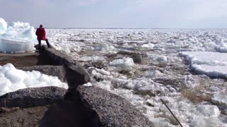 Incredible Ice Drift on the Yenisei River