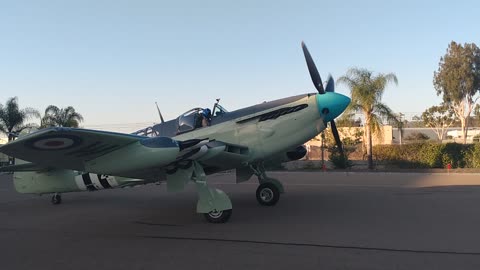 Fairey Firefly engine start