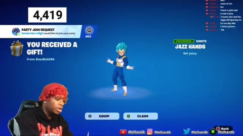 Bro Got Gifted Jazz Hands emote