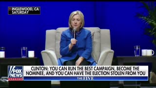 FLASHBACK: Hillary Clinton says "you can run the best campaign, you can even become the nominee, and you can have the election stolen from you."