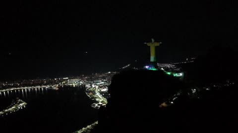 Rio's Christ the Redeemer statue lights up in tribute to Pele one year after his death