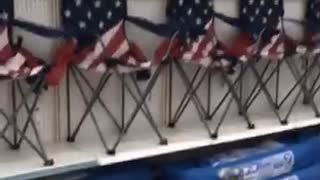 Department Store Fully Stocked With Folding Chairs