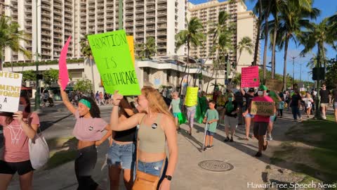 737 Abortion Rally Waikiki Roe v. Wade