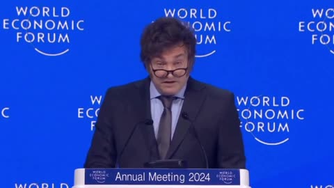 Javier Milei's 2024 Davos Talk, Javier's Wisdom Is Better Than the AI Translation To English!