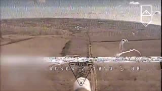 🚀🇺🇦 Ukraine Russia War | Kamikaze Drone Films Russian Su-25 Flyby | Kodema, Donetsk Oblast | O | RCF
