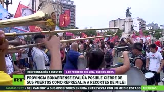 Trabajadores del Congreso argentino denuncian un "estado de sitio" para el acto que encabezará Milei