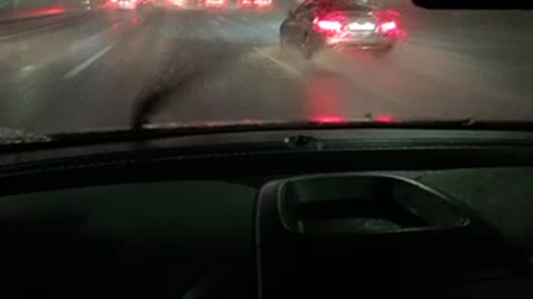 It's hard to drive on rainy days