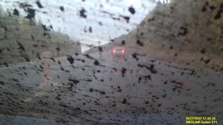 Mud Shower on Windshield