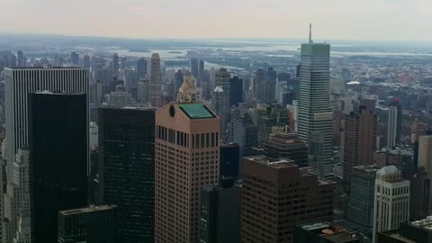 New York, Top Of the Rock - View from the top of the Rockefeller building