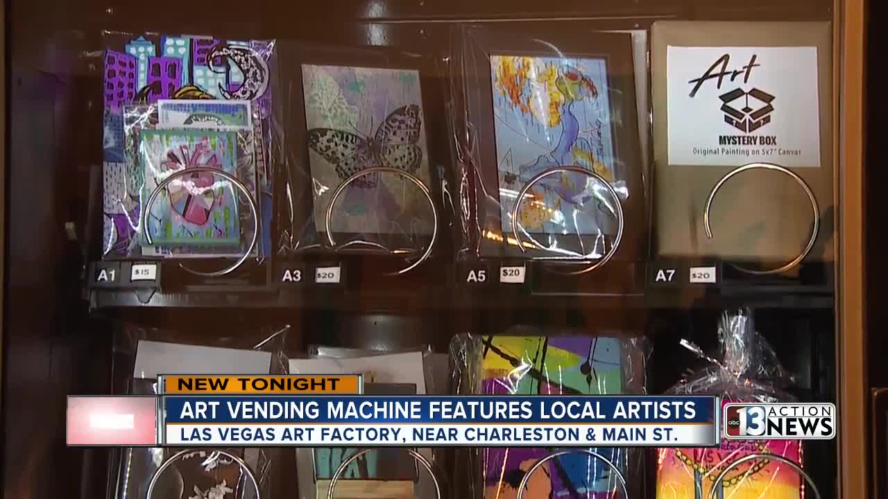 Downtown Las Vegas has new art vending machine