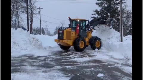 🚨#WeatherWarning 🌨️ A massive snowstorm is heading towards Nova Scotia, Canada!