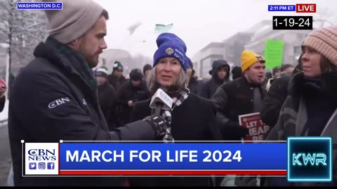 MARCH FOR LIFE - Two ladies that made the wrong "choice" wish they made the right one