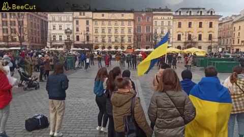 Prezydent IIRP o groźbie wojny i co na Krakowskim rynku robi 'państwo' którego niema.17.03.2022.