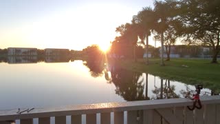 Beautiful Sunrise in Miramar Florida