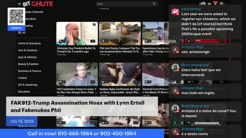 FAKEOLOGIST, LYNN ERTELL AND PHIL TALK ABOUT THE FAKE TRUMP SHOOTING 7-14-24
