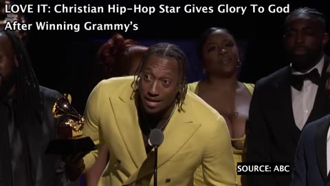 Christian Hip-Hop Star Gives Glory To God After Winning Grammy’s