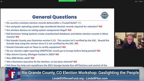 Rio Grande County, CO: Election Workshop - 4 June 2024