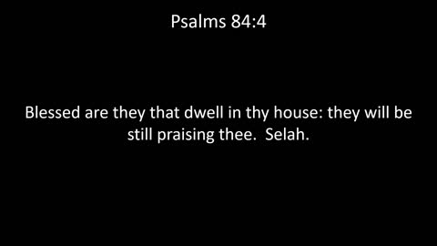 KJV Bible Psalms Chapter 84