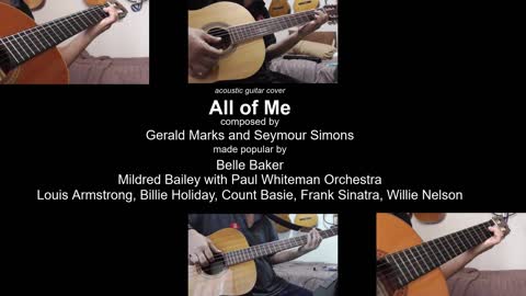 Guitar Learning Journey: "All of Me" cover - instrumental