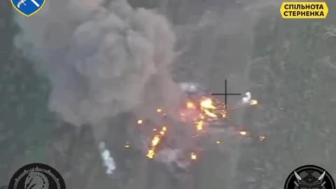 Incredible Detonation of a Russian Self-Propelled Gun