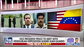 Pence meets with Venezuela's Guaido after weekend of violence