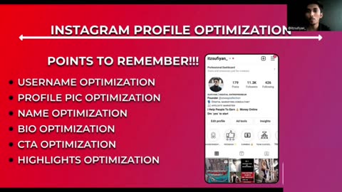 2.Instagram profile optimisation