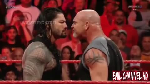 Roman Reigns Destroyed By Goldberg And Brock Lesnar