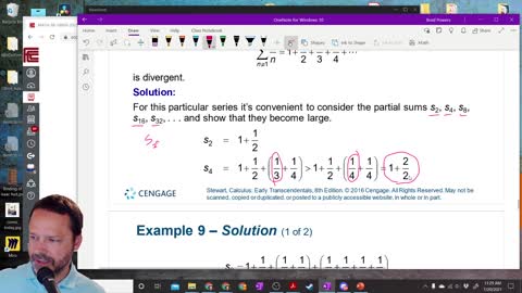 Calculus 2 - Section 11-2 - The Harmonic Series