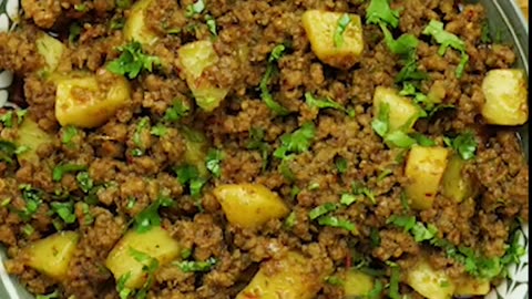 Alu keema tasty dish