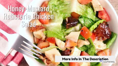 Keto Recipes | Keto Diet For Beginner | Honey Mustard Rotisserie Chicken Salad