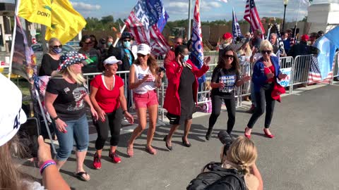 M A G A Song Dance @ Walter Reed Trump Rally