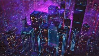 Neon Metropolis 1 HOUR MIX Synthwave, New Retro, Outrun!