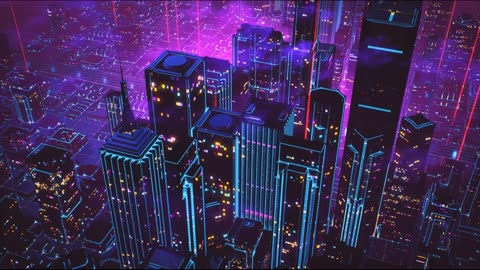 Neon Metropolis 1 HOUR MIX Synthwave, New Retro, Outrun!