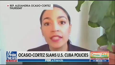 AOC: I Blame the US for Protests In Cuba