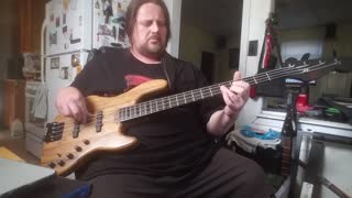 BASS GUITAR cover of Genesis No Reply At All