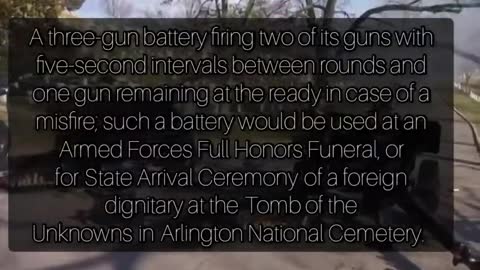 Bidan Inauguration gun solutes - strange