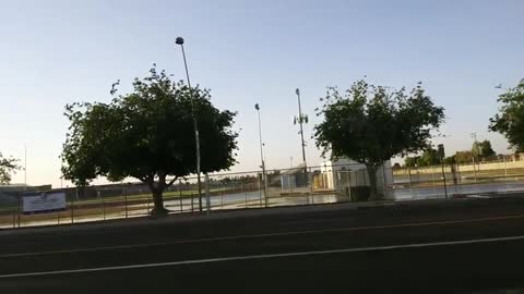 LARGE 5G TOWER DIRECTLY OVER BLEACHERS AT MESA HIGH SCHOOL STADIUM